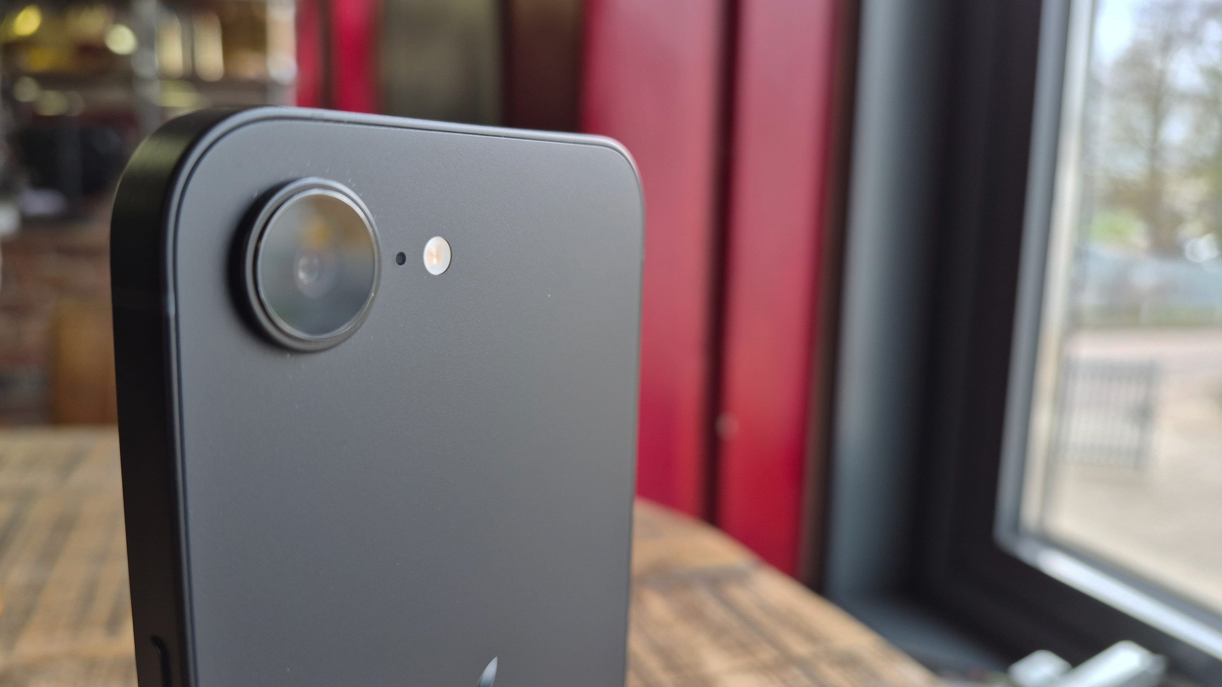 The Apple iPhone 17e on a desk