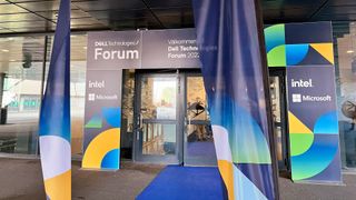 Ingången till Dell technology forum 2022