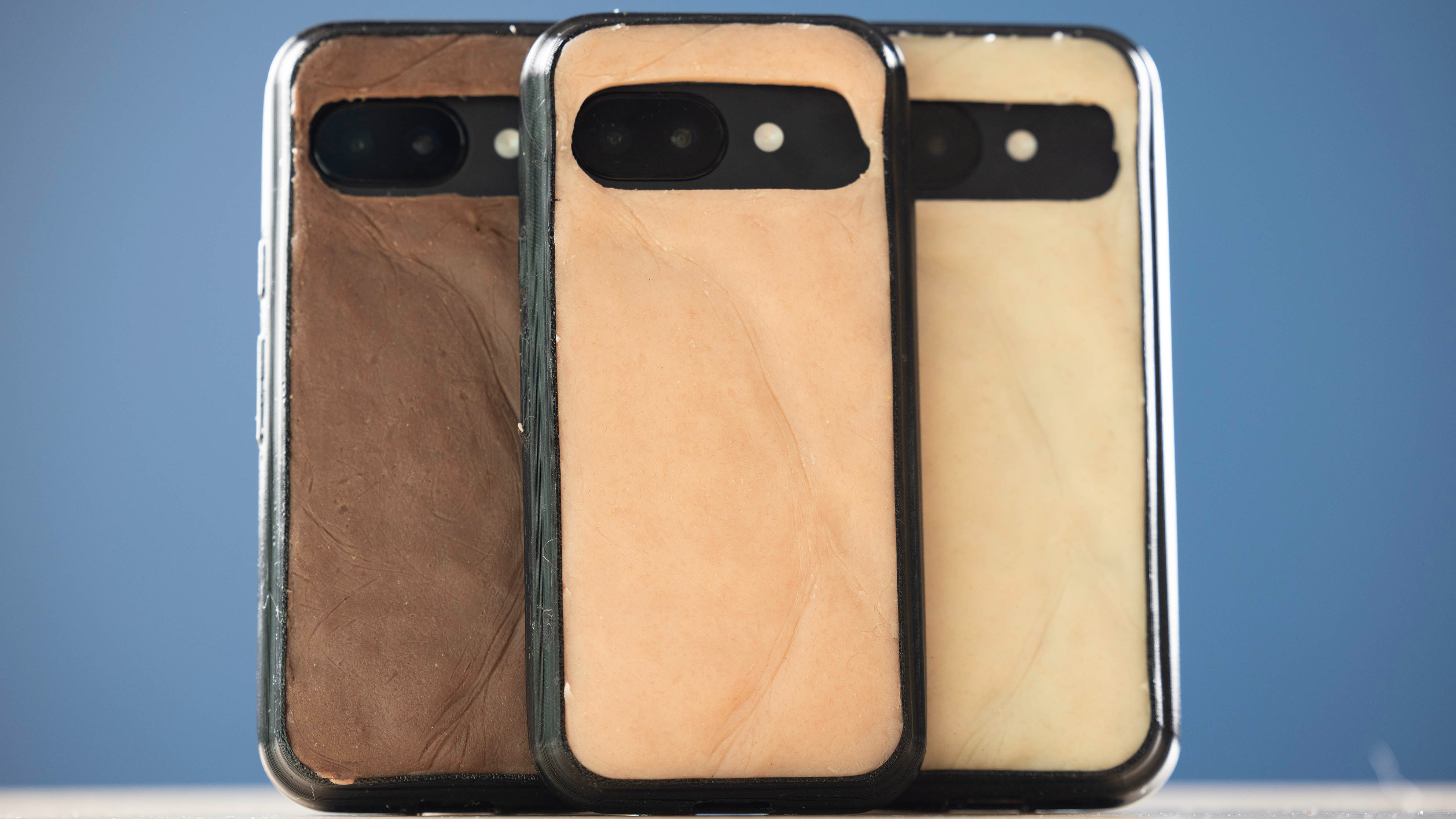 The O2 Skincase in three different colors