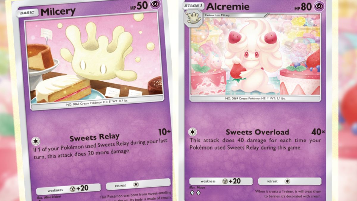 Pokemon TCG Pocket Sweets Relay cards