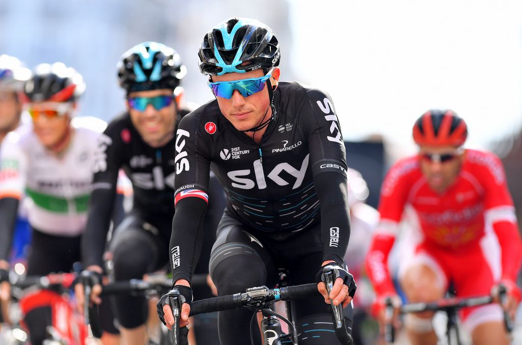 Team Sky's Peter Kennaugh during the race