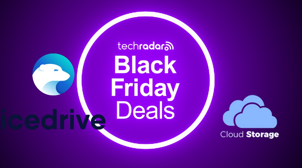 icedrive cloud storage black friday banner