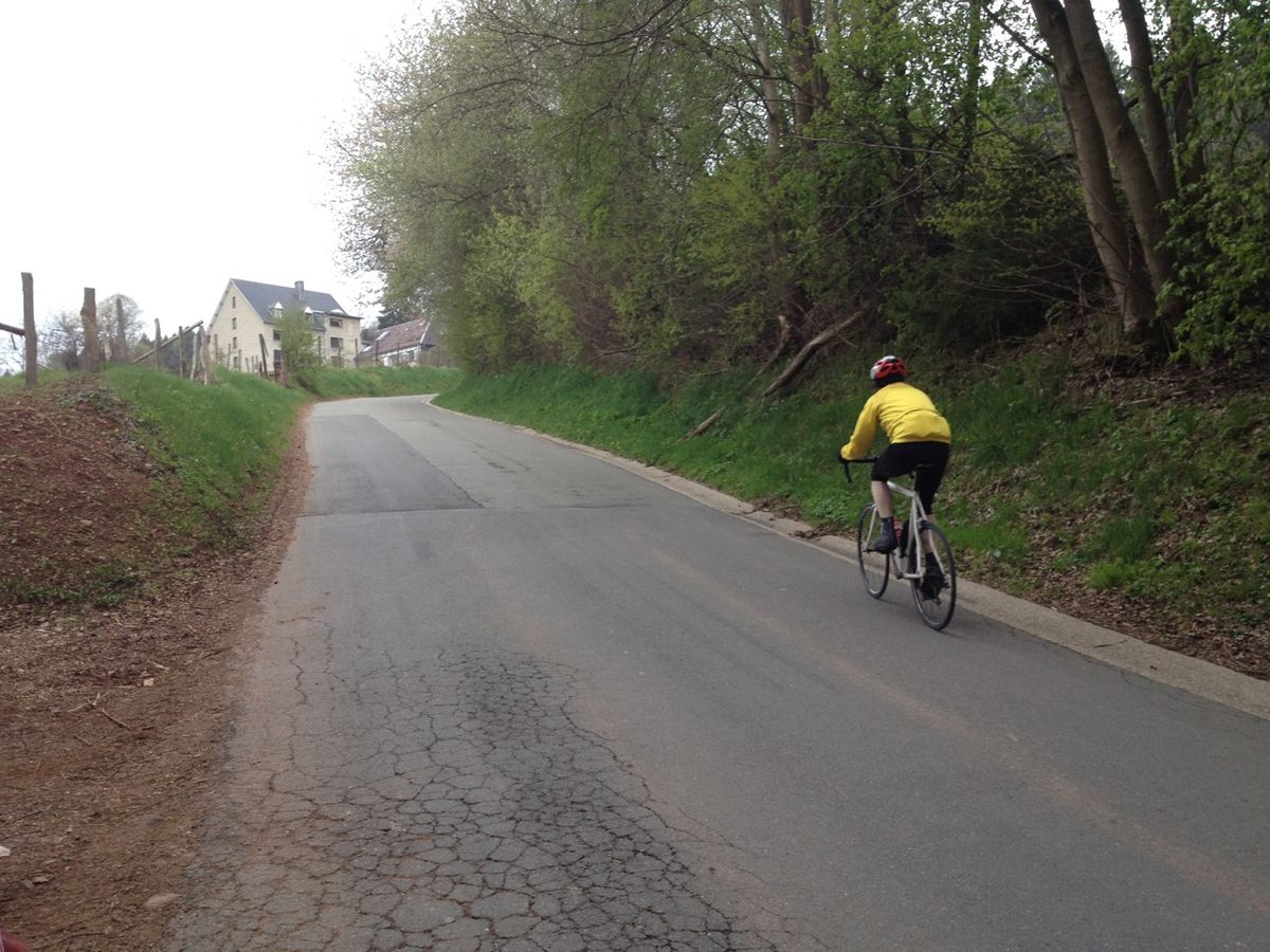 Local riders reckon the C&ocirc;te de la Ferme Liberte is tougher than La Redoute.