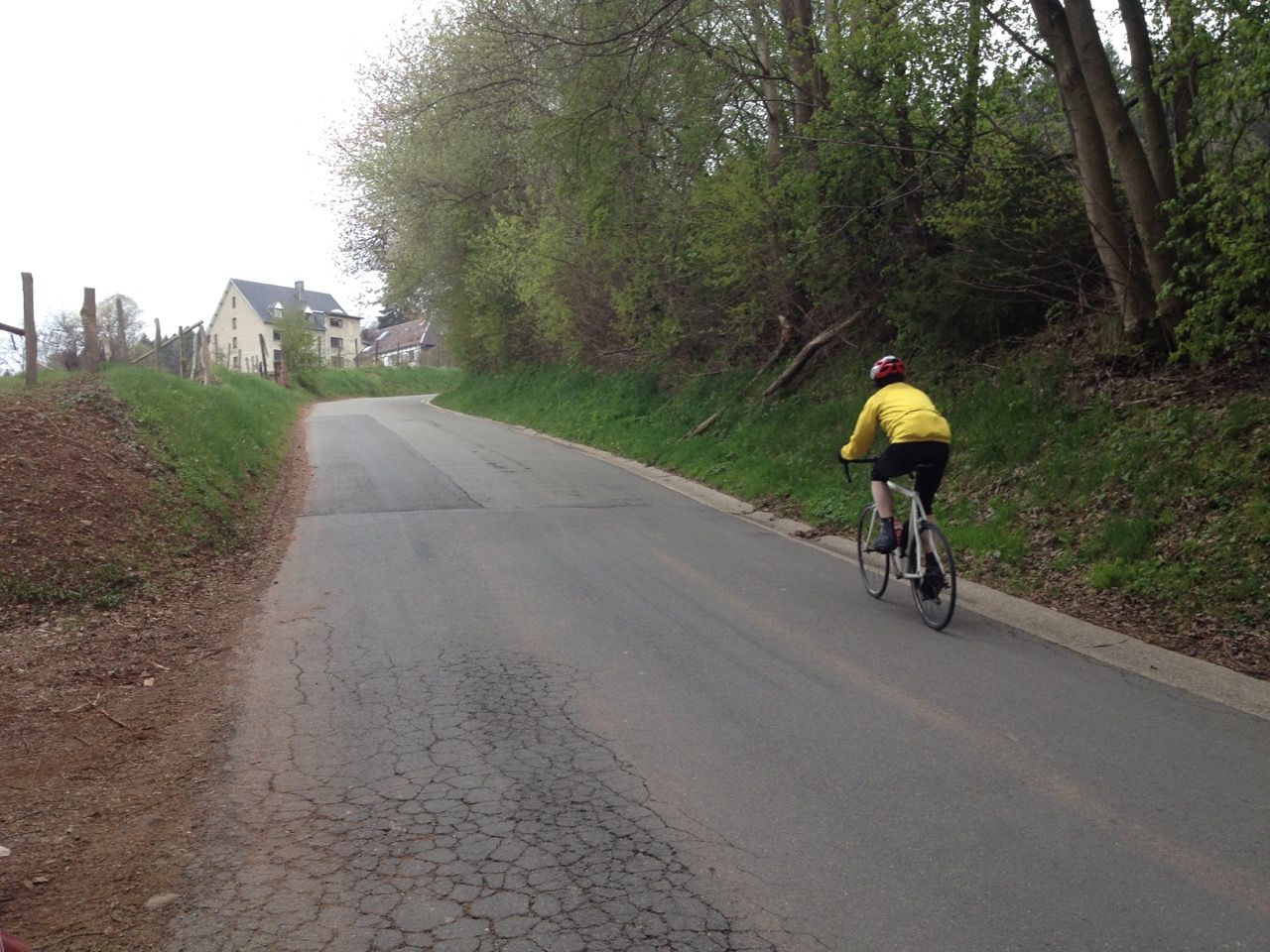 Local riders reckon the C&ocirc;te de la Ferme Liberte is tougher than La Redoute.