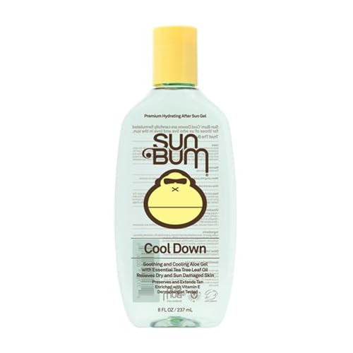 Sun Bum Cool Down Aloe Vera Gel - Vegan After Sun Care to Soothe and Hydrate Sunburn - 8 Oz