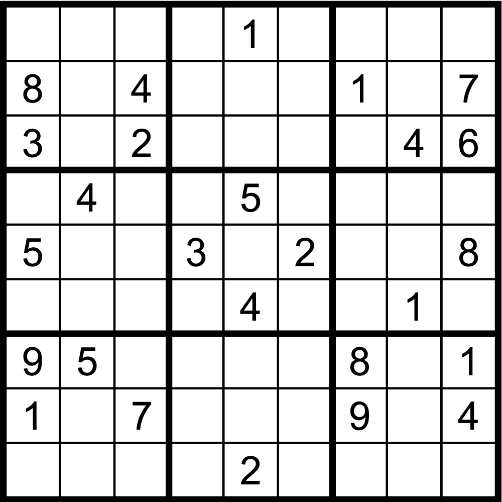 Sudoku puzzle