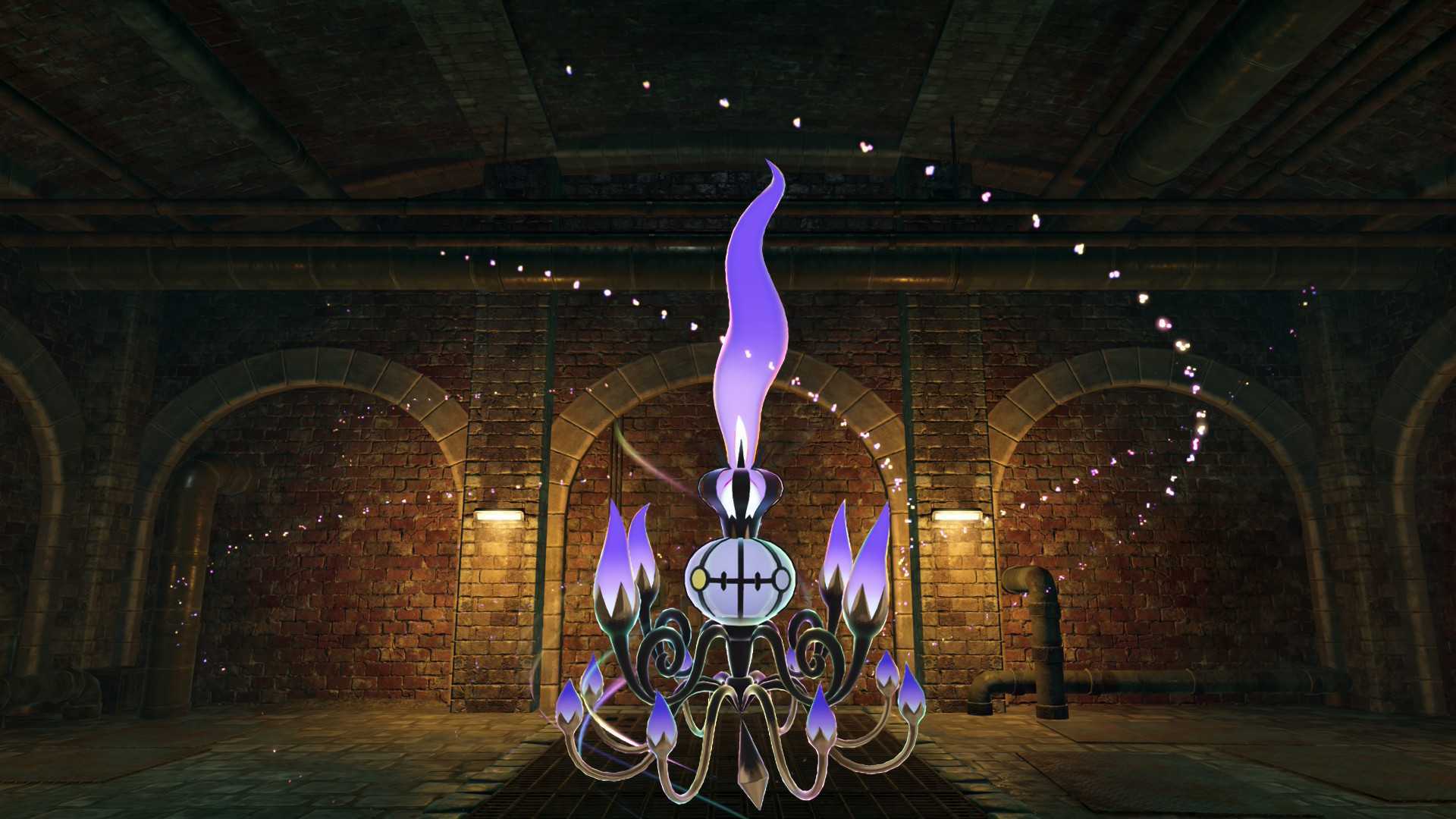 Mega Chandelure in Pokemon Legends: Z-A.