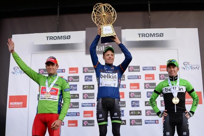 The Arctic Race of Norway podium