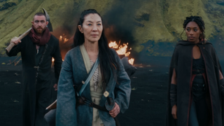 The Witcher Blood Origin Trailer Still of Michelle Yeoh