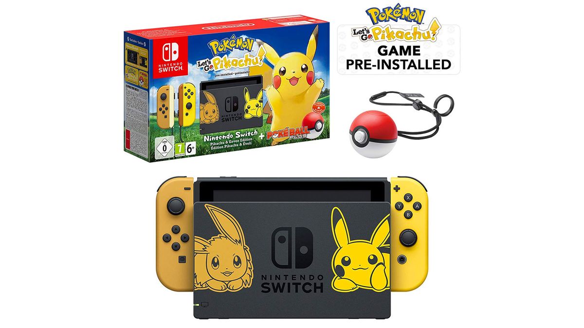 Move fast! Limited Edition Pokemon Let's Go Pikachu Edition console, with game and Poke Ball Plus is only £339 on Amazon