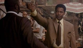Denzel Washington plays a legendary gangster in American Gangster