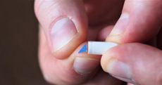 In a new study, "microdoses" of LSD were disguised in pill capsules so that participants didn't know if they were taking real microdoses or dummy pills. Above, a microdose used in the study. 