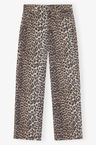 Leopard Printed Izey Jeans