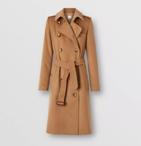 Regenerated Cashmere Trench Coat in Bronze, £2,290 &nbsp;$3,250| Burberry