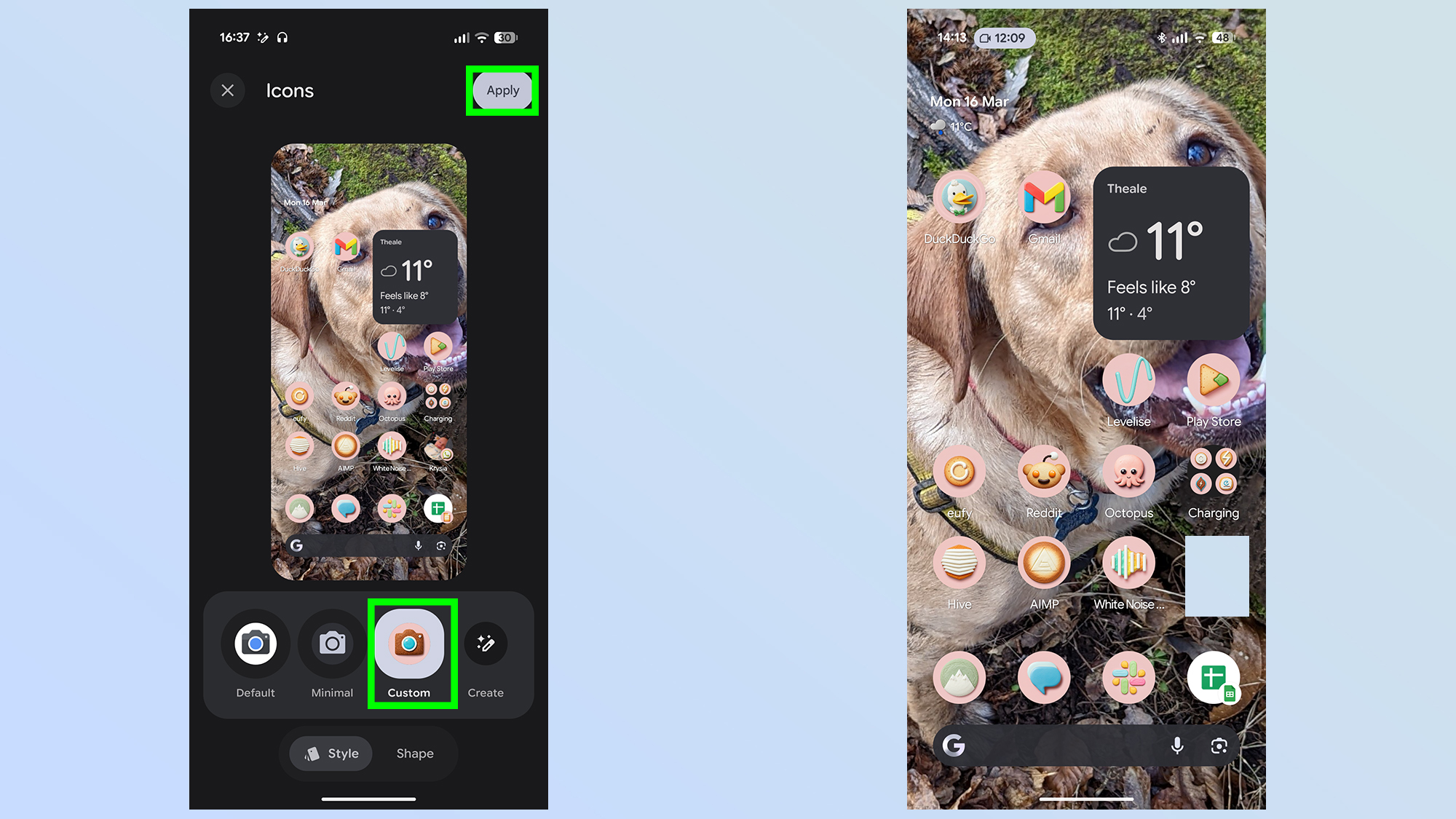 google pixel ai icons