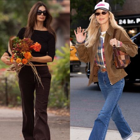 EmRata and Bella Hadid wearings Uggs.