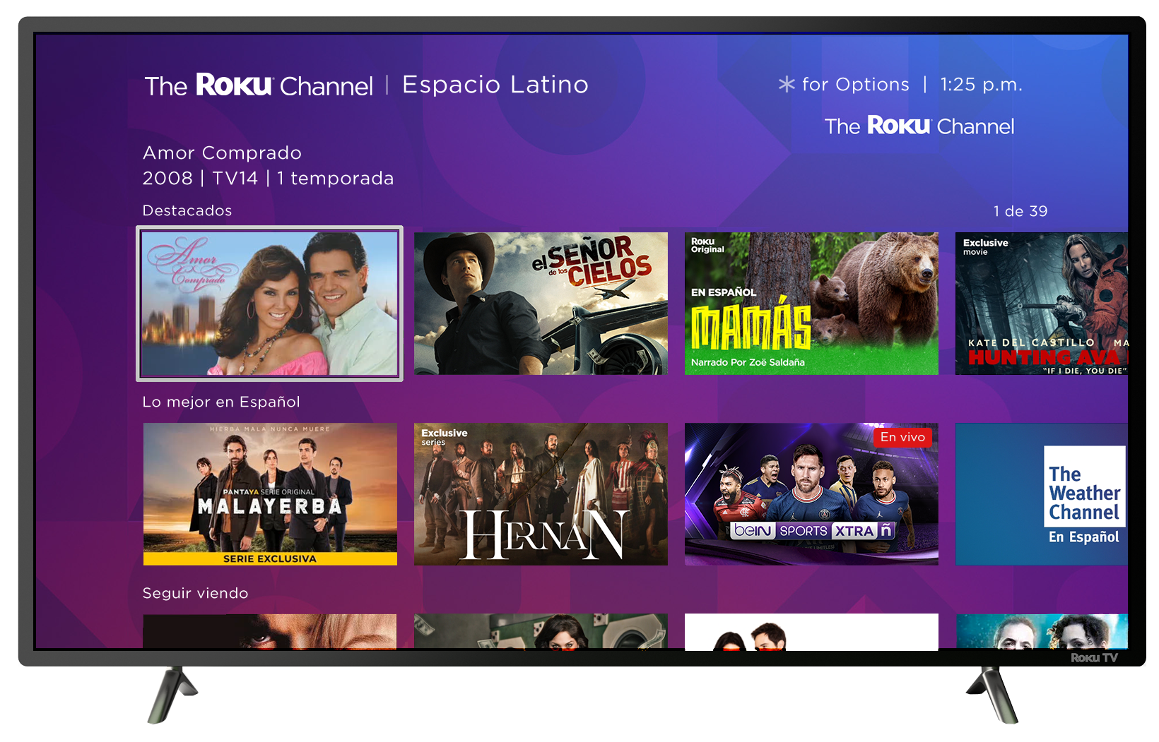 The Roku Channel Launches Espacio Latino TV Tech