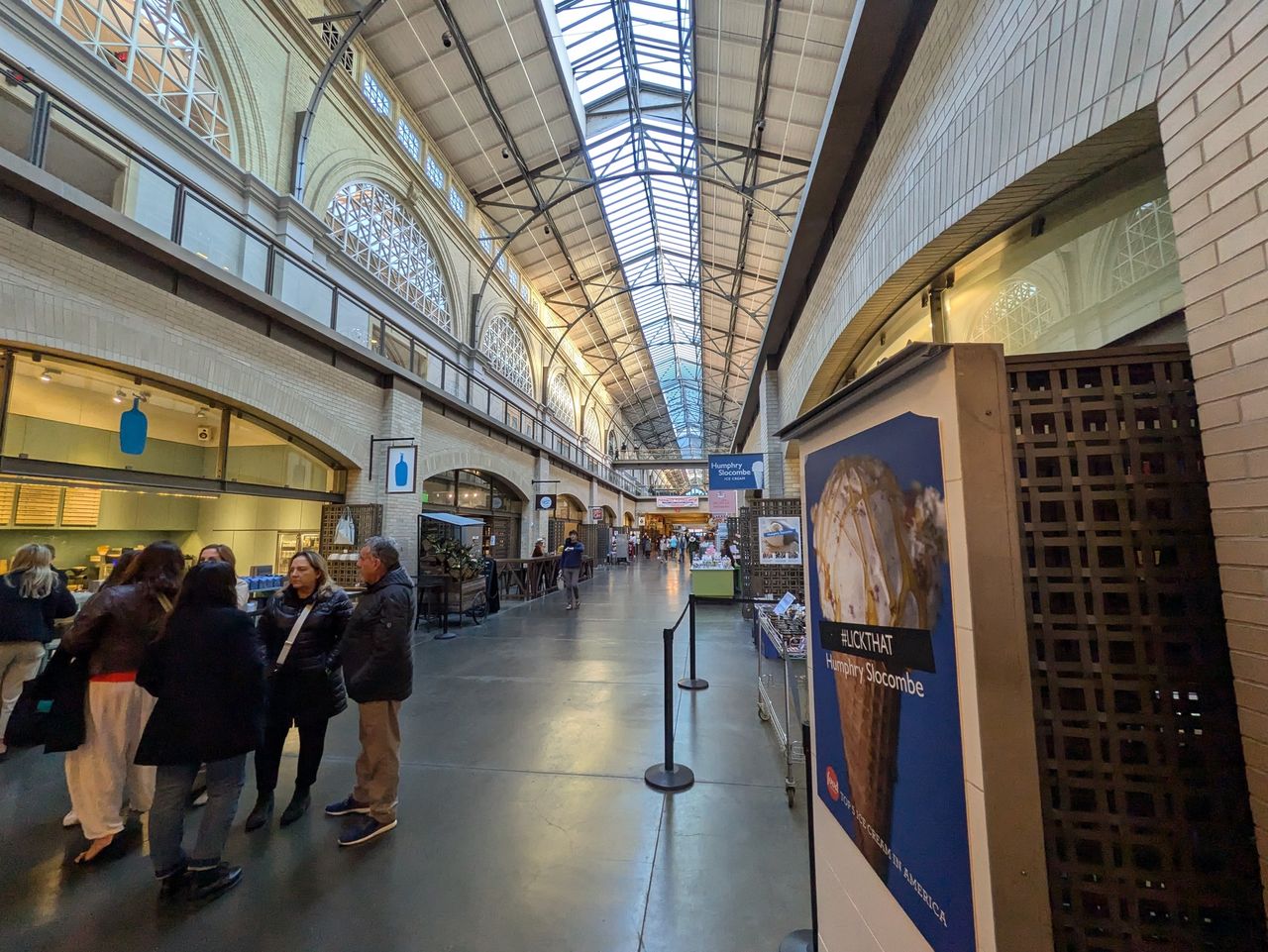 Ultrawide photo of San Francisco Ferry Building interior shot by Pixel 8a