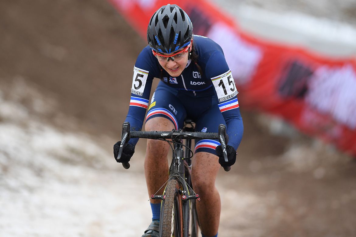Crossing the line in 12th, Helene Clauzel was France's top finisher in the women's under-23 race at Worlds.
