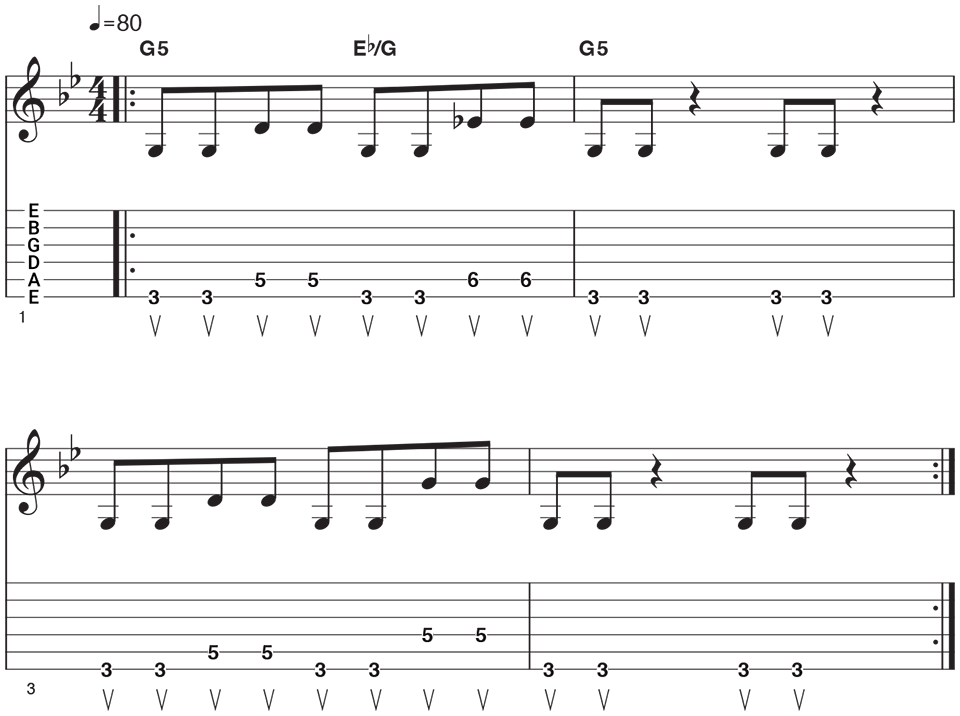 Up-picking Example