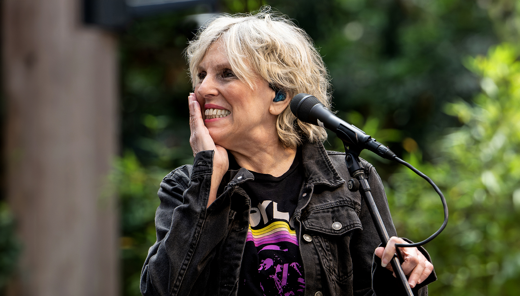 Lucinda Williams performs at Stern Grove on August 18, 2024 in San Francisco, California.