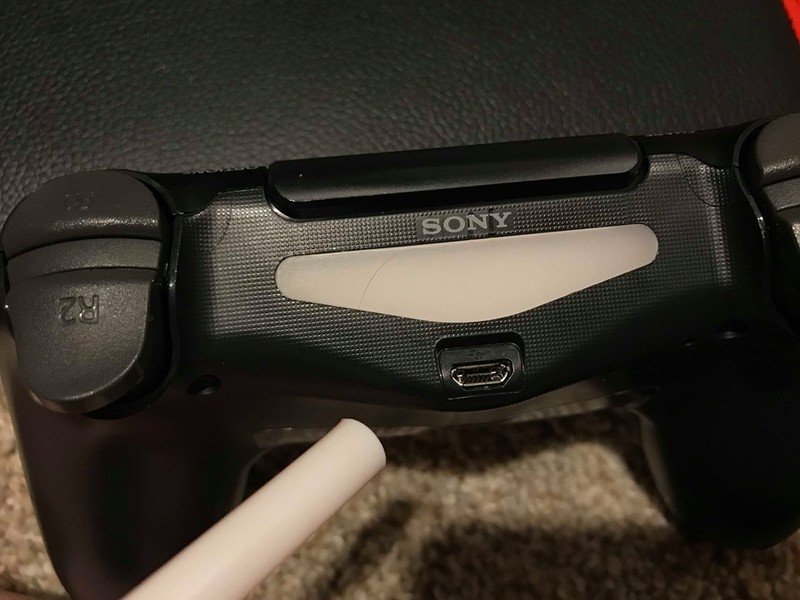 Top of DualShock 4 Controller Charging Port