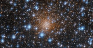 Thousands upon thousands of stars illuminate this breathtaking image of star cluster Liller 1, imaged with Hubble’s Wide Field Camera 3. This stellar system, located 30,000 light-years from Earth, formed stars over 11 billion years.