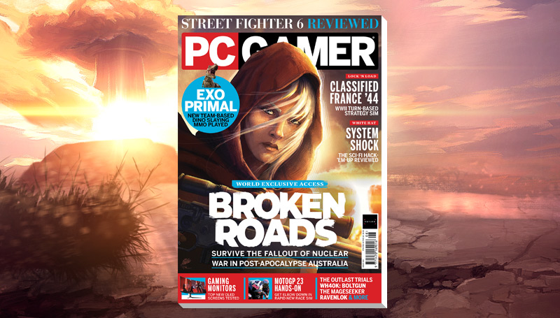  PC Gamer UK August issue on sale now: Broken Roads 