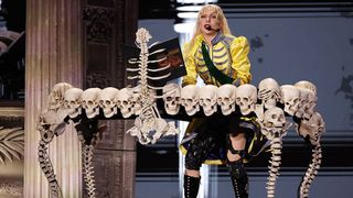 Lady Gaga performing