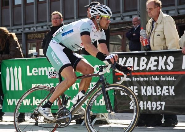 Kasper Malmkjaer, Team Energi Fyn on the closing rounds in Herning