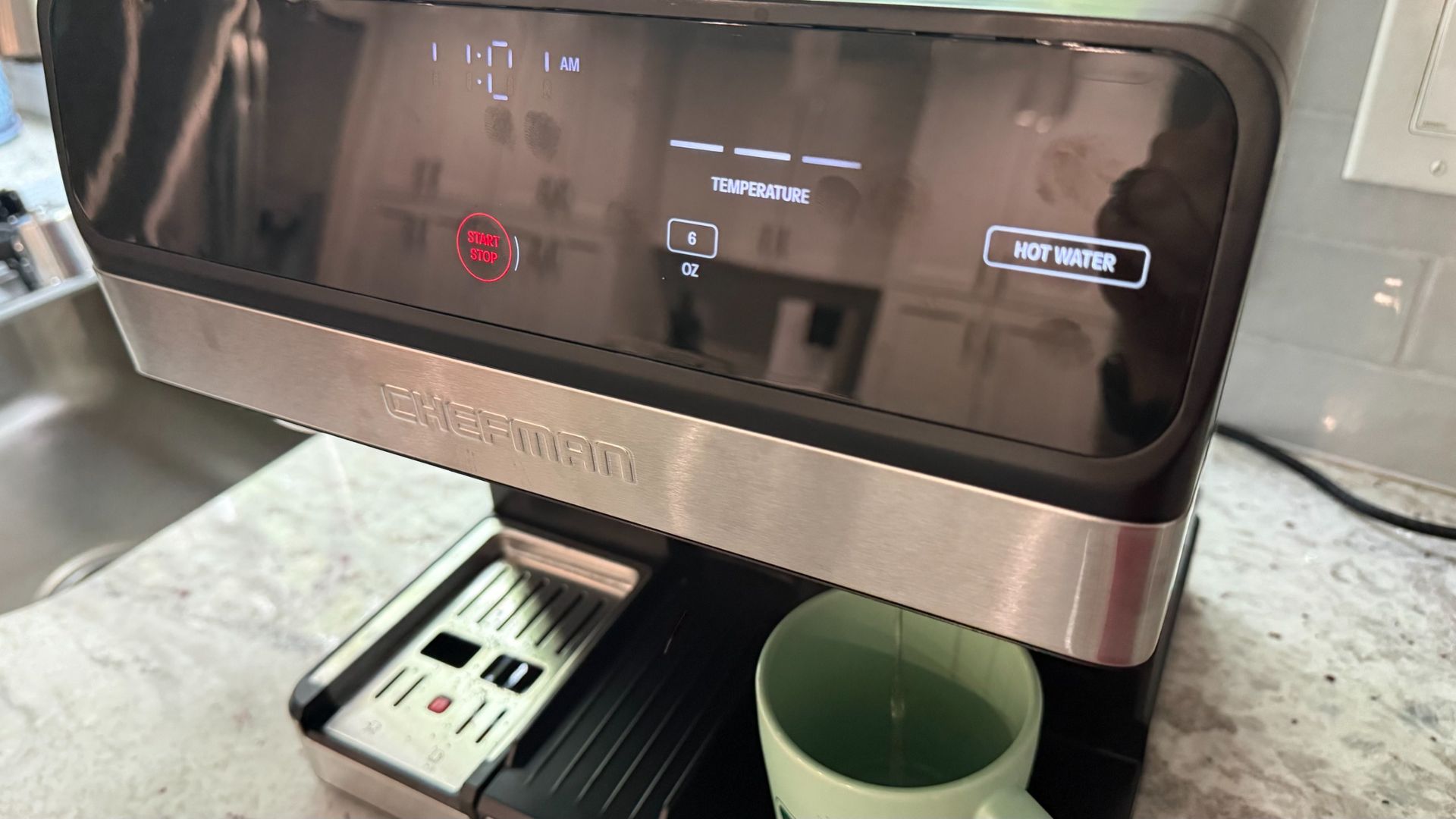 Chefman Coffee Station Pro hot water feature