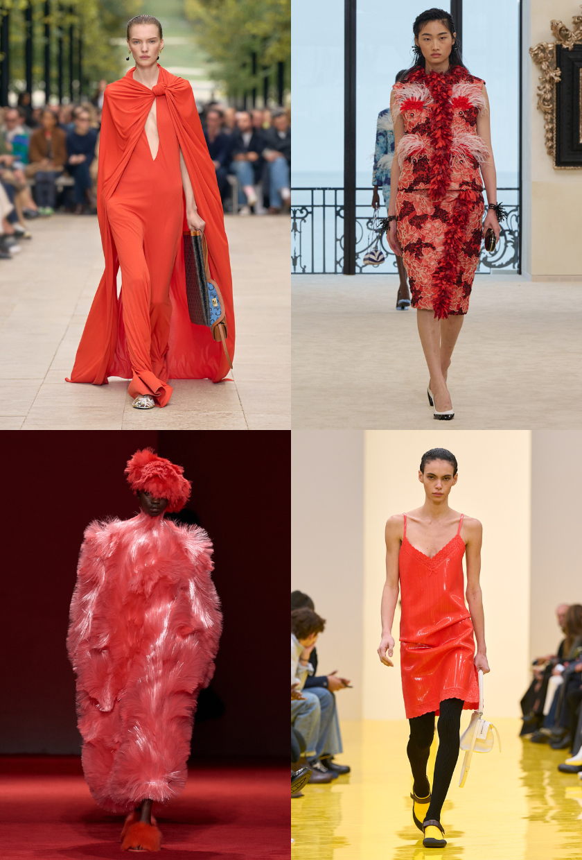 An image of the poppy red colour trend, one of the biggest colour trends for summer 2026.