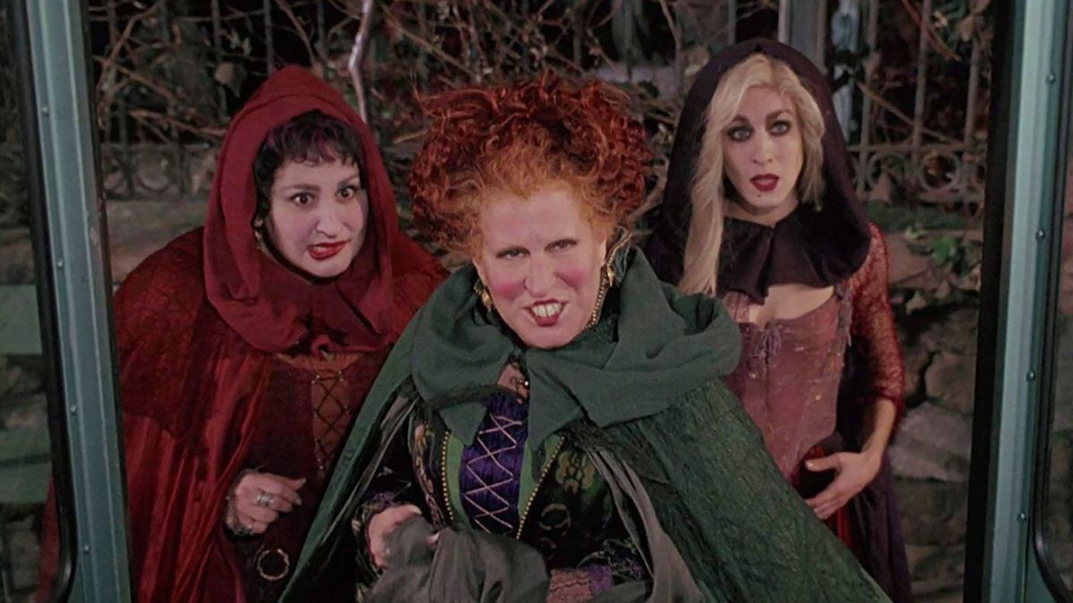 Sarah Jessica Parker, Bette Midler, and Kathy Najimy in Hocus Pocus