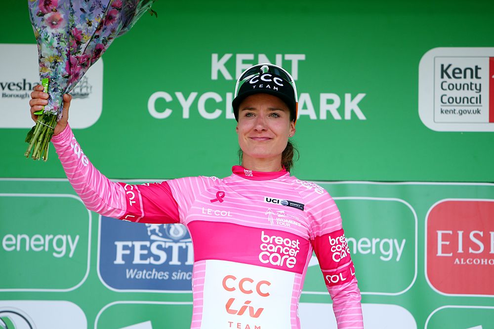 Marianne Vos (CCC-Liv) wins stage 2 and leads the OVO Energy Women's Tour