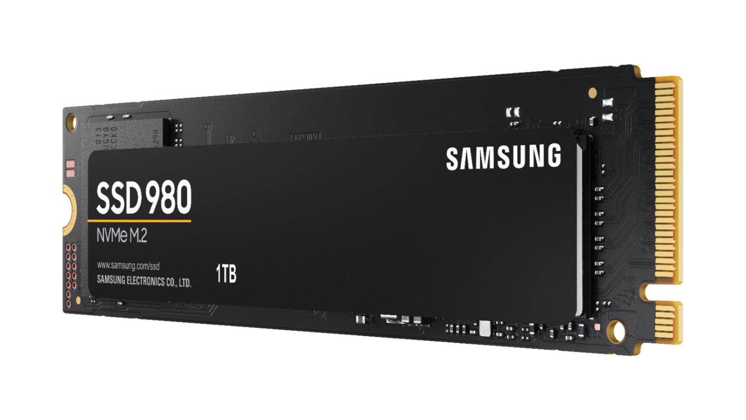 Samsung 980 against a white background