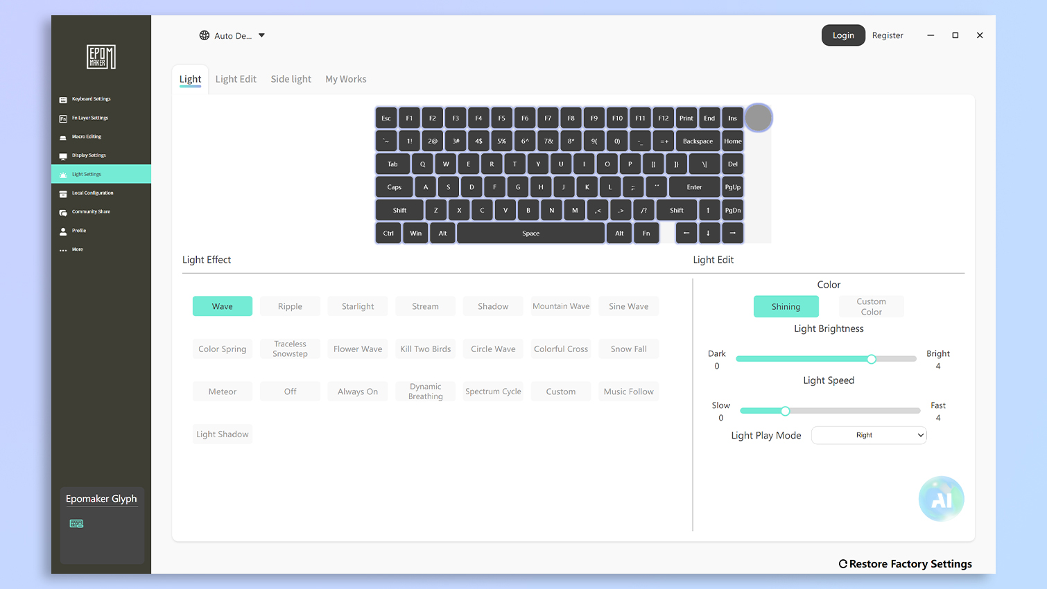 Epomaker Driver screenshots