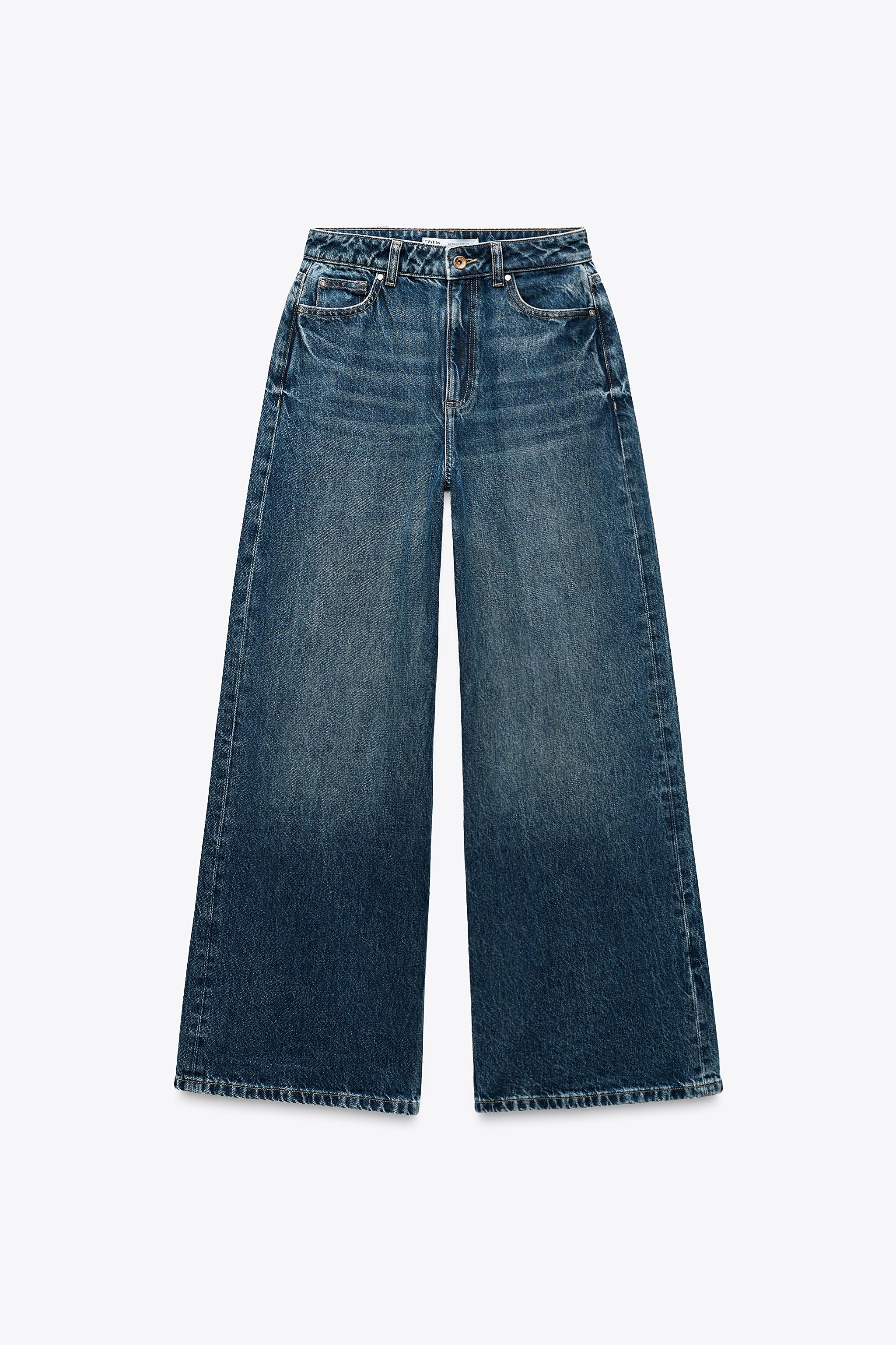 Z1975 Wide-Leg High-Waist Full Length Jeans