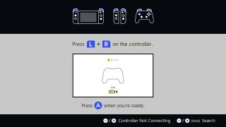 How to connect your Xbox One controller with the Nintendo Switch in wireless tabletop mode step eight: press down the LB and RB buttons at the same time
