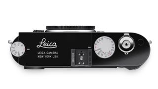 The Leica M11 100 Years of Leica New York special edition camera on a white background