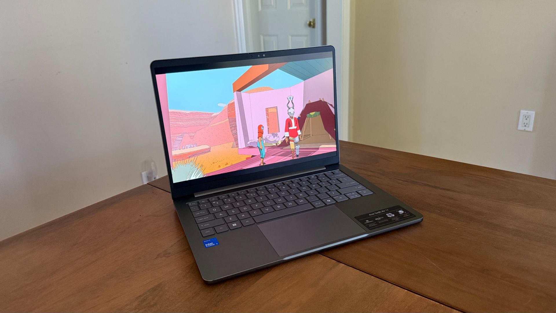 The Acer Swift Air 14 can do some light gaming, but it's not a powerhouse.