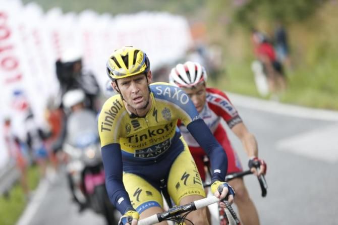 Rory Sutherland went into the breakaway with Sergey Chernetsky (Katusha)