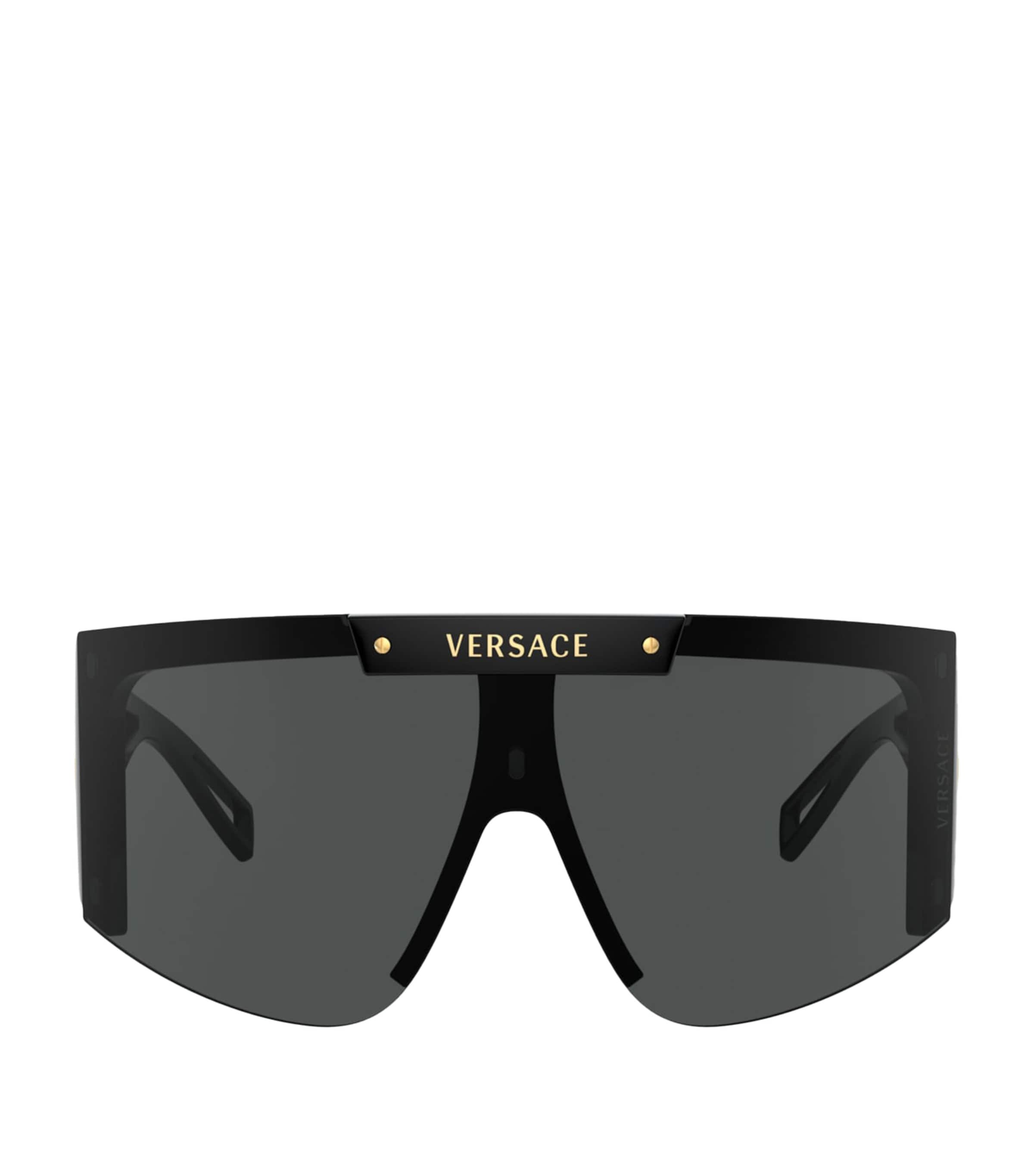 Versace Acetate Shield Sunglasses