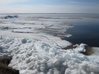 frozen lake science