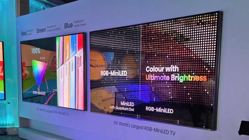 Wall mounted Hisense RGB LED at IFA 2025