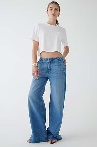 J.Crew Limited-Edition Point Sur Puddle Jean in Charlotte Wash