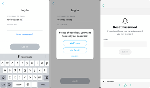 How To Change Your Snapchat Password Or Recover A Forgotten Snapchat Password Techradar