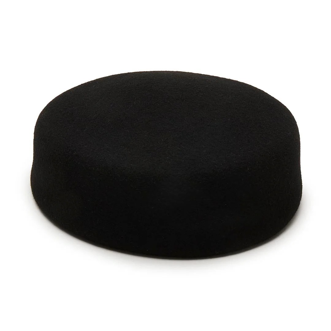 Lele Sadoughi, Jet Wool Felt Pillbox Hat
