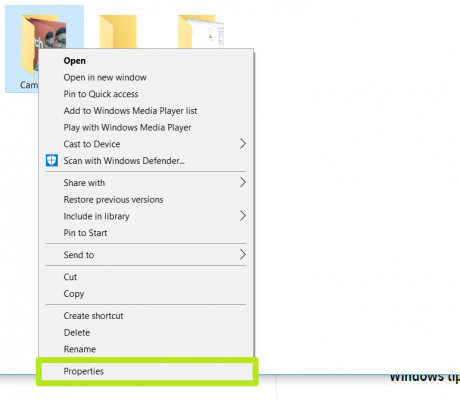 default ownership of new folder