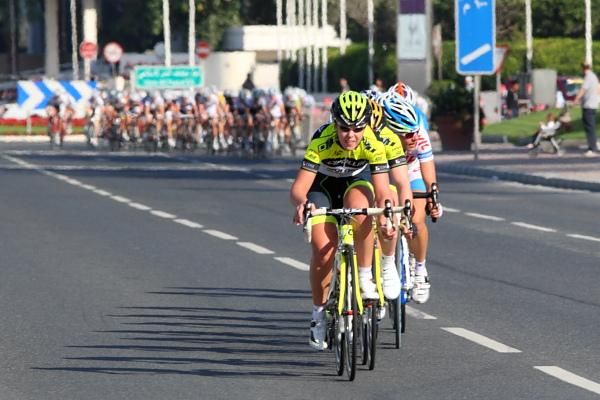 The break is almost over, just a couple of kilometres from the finish and depsite valient efforts to keep it alive