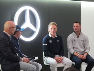 Mercedes-Benz ambassadors Martin Kaymer and Bernhard Langer were on hand to answer questions